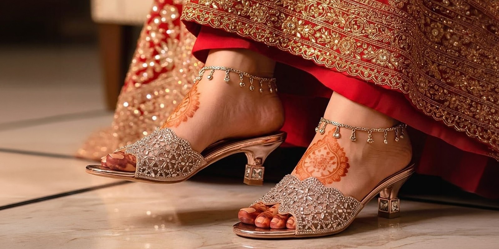 Style Your Wedding Saree with the Right Sandals | Biofoot